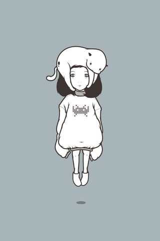 简约女生专用图案手机壁纸